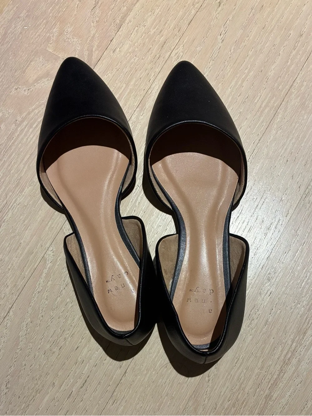 Target Black D'Orsay Pointed-Toe Flats
